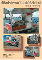Die APE TM 703 von Piaggio , die mobile Espressobar f�r den mobilen Einsatz.