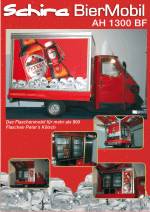 Die Ape 50 von Piaggio in der Bier Version. Die mobile Biertheke mit gro�en Flaschenk�hlschr�nken. Das Iideale Partymobil.