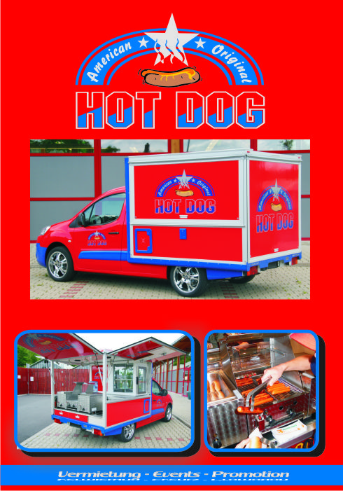 Der HotDog Partner in der mobilen Hot Dog version. Mobil und flexibel hot Dogs auf der Strae verkaufen.