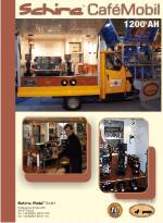 Die Ape 1200 Kaffee in der Espressomobil . Die kleine Ape in der Verion mobile Espressobar.