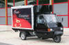 Piaggio ape tm 703  mit Verkaufskoffer und Grundeinbausatz mit drei Verkaufsklappen
